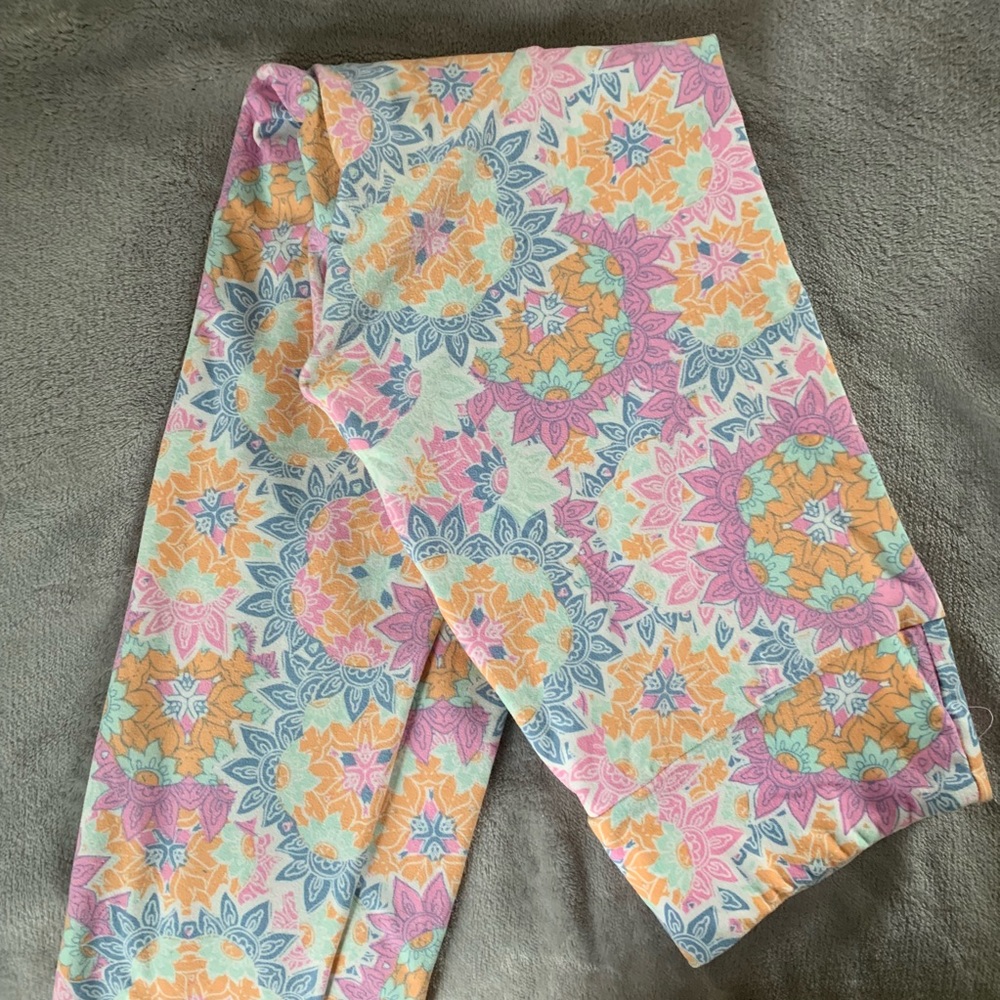 LuLaRoe OS Leggings Boho Mandala Print